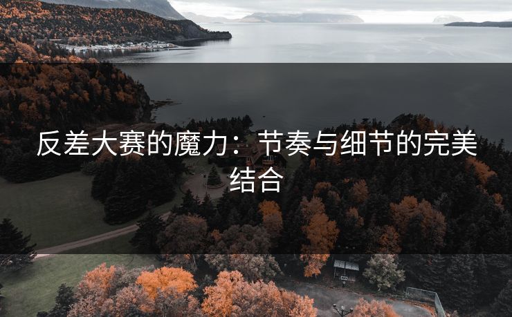反差大赛的魔力：节奏与细节的完美结合